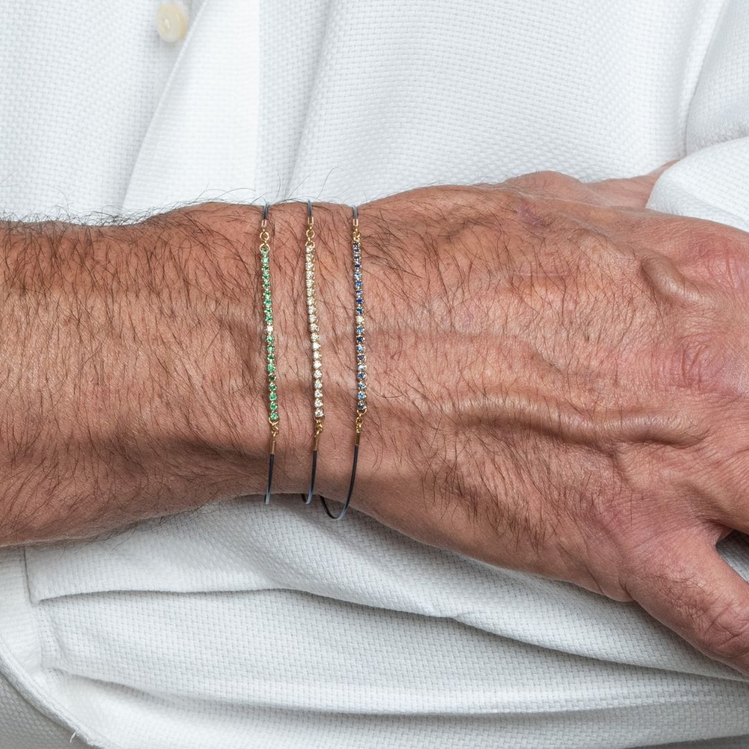 Bracciale Uomo Tindo: Spesso, Intrecciato, Con Chiusura Magnetica, Fatto A Mano, Elegante E Moderno